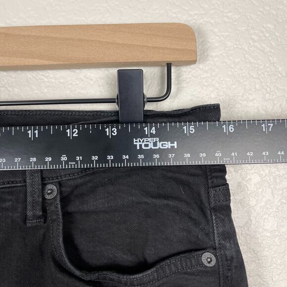 Agolde‎ Sophie High Rise Skinny Crop Jeans Harlow Destructed Size 32 Grunge Emo - Picture 15 of 16